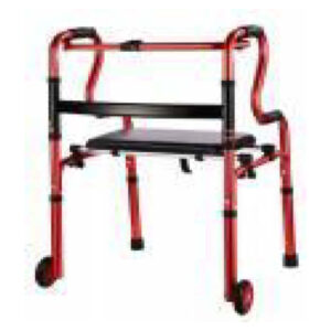 Walker with Sitting Board & With Wheels-Model 2